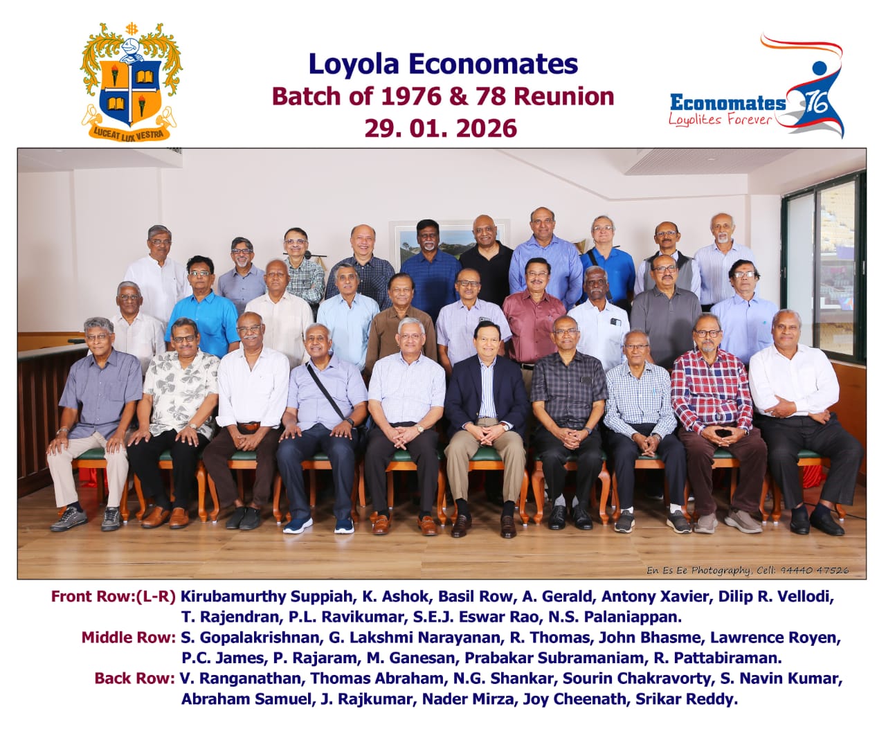 The Reunion Photo of Economics Batch 1976-78 image 1